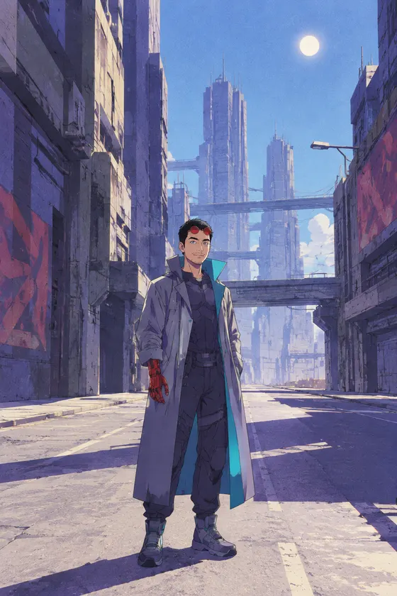 Burned-Out Legend style, street image