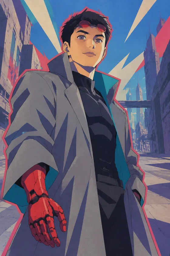 Burned-Out Legend style, key art image