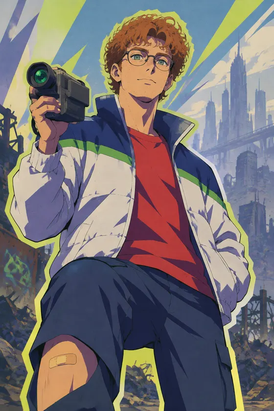 Camcorder REC style, key art image