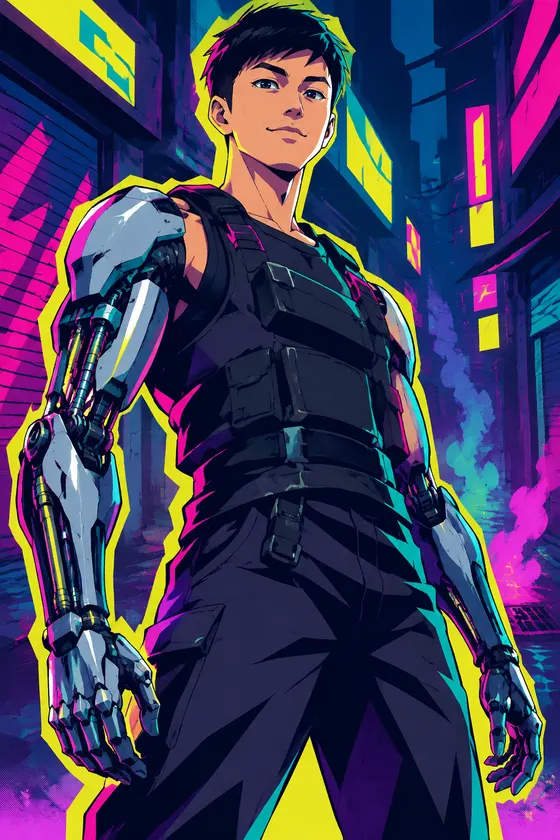 Chrome Solo style, key art image