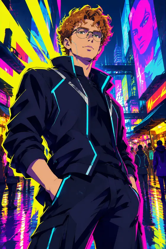 Neon Street Kid style, key art image