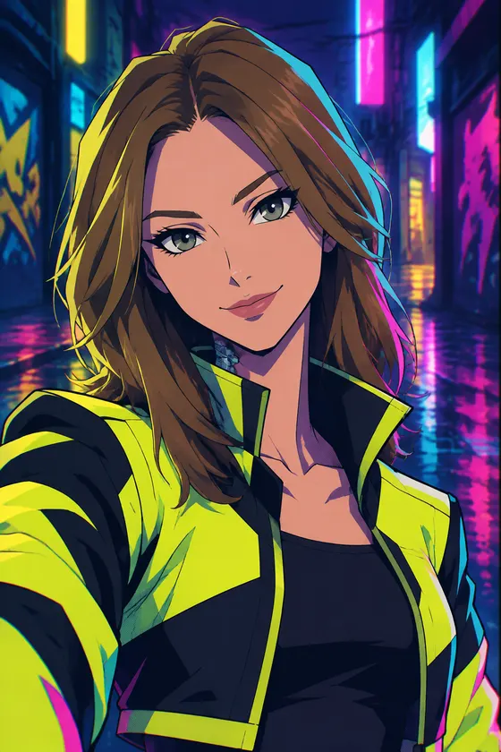 Sandevistan Rush style, portrait image