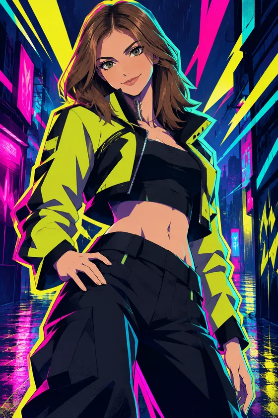 Sandevistan Rush style, key art image